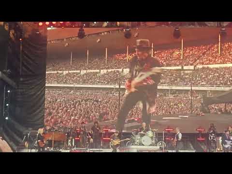 Nils Lofgren guitar solo Because The Night 12/7/2024 Helsinki Finland Olympic Stadium