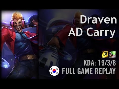 Draven AD Carry vs Tristana - Arrow - KR Challenger Path 5.23