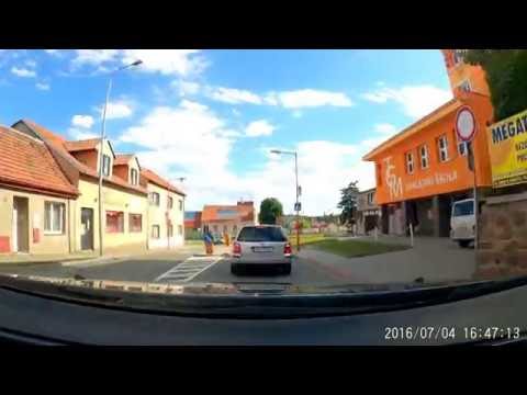 Time lapse drive 6x: Turany-Slatina-Rosice-Ivancice-Brno-Rosice-Brno (Czech Republic) 150km