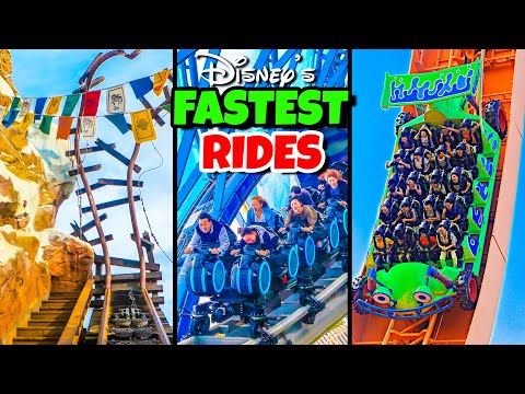 Top 10 Fastest Disney Rides in the World - Walt Disney World, Disneyland Paris & More