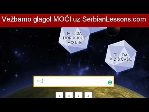 Serbian Verbs Conjugations - Can Moći