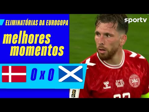 Gols e lances de Dinamarca x Escócia