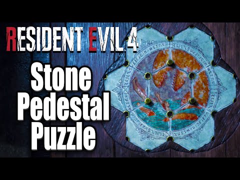 Hexagon Stone Pedestal Rotating Puzzle Solution Resident Evil 4
