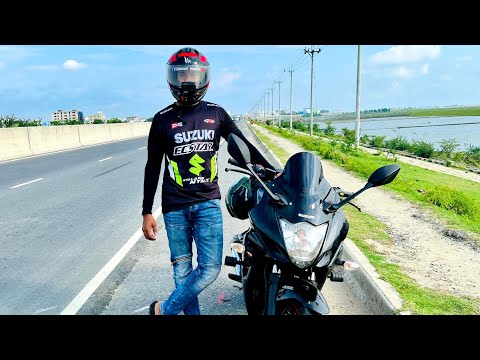 Chittagong chowchala beach with suzuki gixxer sf || #tushartanzil #gixxer_sf  #chittagong #motovlog