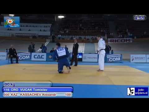 Judo 2010 World Cup Men Vienna: Tomislav Vucak (CRO) - Alexandr Kassachev (KAZ) [-90kg]