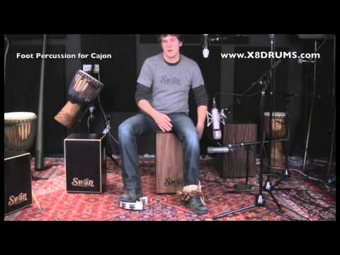 Free Cajon Lesson! Foot Percussion Techniques for Cajon Performances - X8 DRUMS