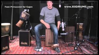Free Cajon Lesson! Foot Percussion Techniques for Cajon Performances - X8 DRUMS