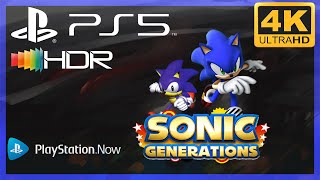 [4K/HDR] Sonic Genarations / Playstation 5 Gameplay (via PS Now)