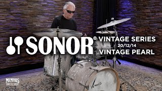 Video thumbnail for Sonor Vintage Series Drum Set 20/12/14 with Tom Mount - Vintage Pearl (VT-320WMCVPRL) by Memphis Drum Shop