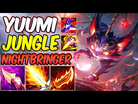 YUUMI JUNGLE RAGEBLADE - NIGHTBRINGER YUUMI FULL AP GAMEPLAY | New Build & Runes | League of Legends