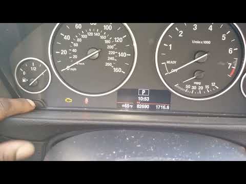 BMW 328i 2015 OIL SERVICE LIGHT RESET