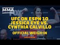 UFC on ESPN 10 Official Weigh-In Live Stream - MMA Fighting