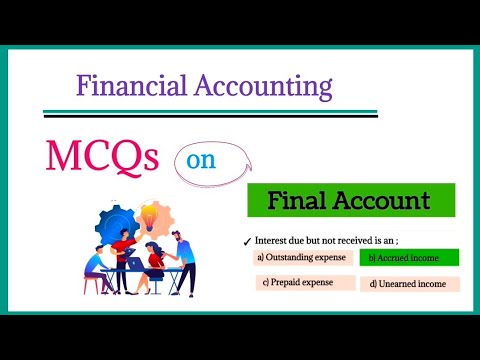 Financial Accounting MCQ | MCQs on Final Account |Interview and exam preparation |