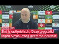 Voor coach Arne Slot voelt het 3-3 gelijkspel bij Feyenoord-Slavia Praag als een nederlaag