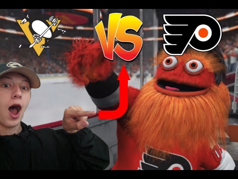 NHL 20 Flyers vs. Penguins Gameplay with commentary about sports news and sport questions