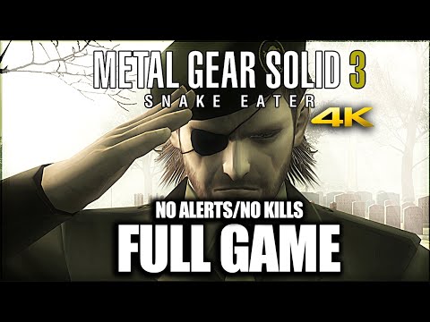 Metal Gear Solid 3 Snake Eater || No Alerts - No Kills - All Camo || PRO Walkthrough【4K60ᶠᵖˢ UHD】