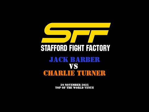 Boxing: SFF Night Jack Barber vs Charlie Turner
