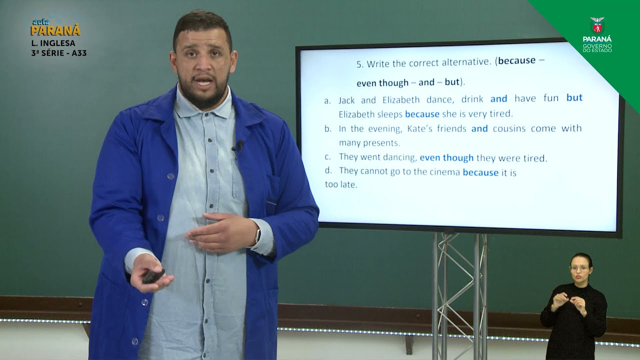 2021 | 3ª Série | Língua Inglesa | Aula 33 - Marcadores de Discurso ( Discourse Markers - One mor...