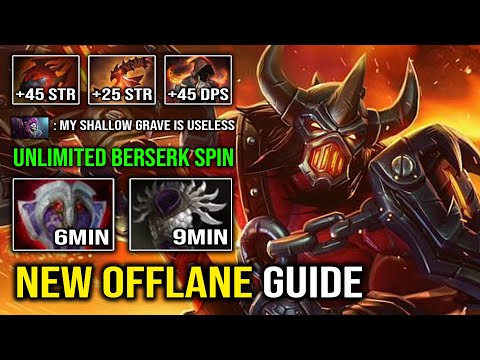 WTF 9Min Blade Mail Vanguard Axe Brutal 1v5 Tanker Max Strength 100% Deleted Everyone Dota 2