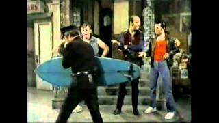Sha Na Na ~Mr. Fussy arrests for disturbing the pace.