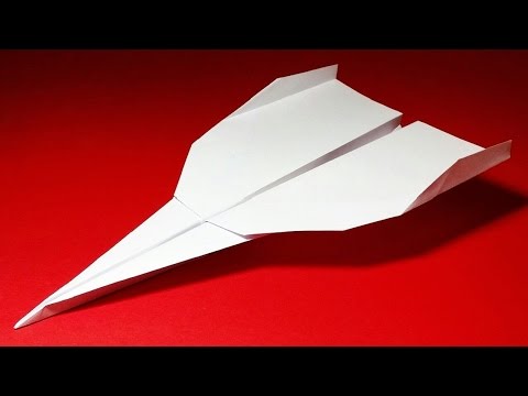 How to make a Paper Airplane that flies far - Best plane - ORIGAMI JET paper planes
