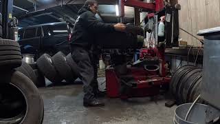 Installing 4 new tires 🛞 #ahorts