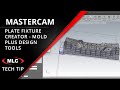 Plate Fixture Creator Automatically Generate Support Fixture Mastercam Mold Plus Design Tools