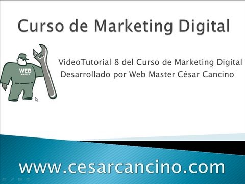 VideoTutorial 1 del Curso de Marketing Digital Introducción tipo de sitios web terminología web