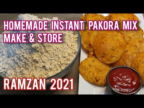 Pakora Mix Recipe - Ramadan 2021 - How to make instant Pakora Mix