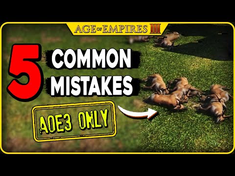5 Common Mistakes ONLY Age of Empires 3 Players Make