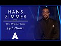 Hans Zimmer Wins Best Original Score for