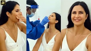 Katrina Kaif Can't Stop GIGGLING As She Gets Her SWAB TEST Before Shoot