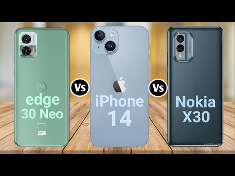 Motorola Edge 30 Neo Vs iPhone 14 Vs Nokia X30