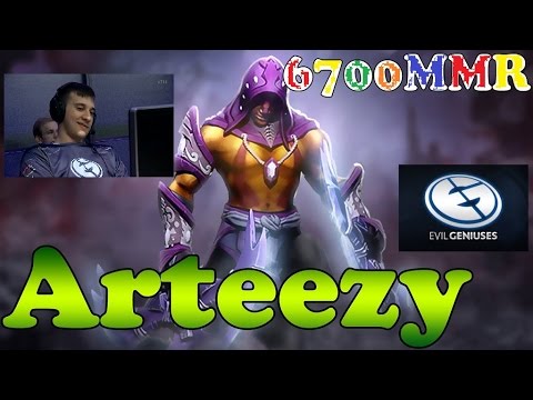 Dota 2 - Evil Geniuses - Arteezy 6700 MMR - Plays Anti-mag