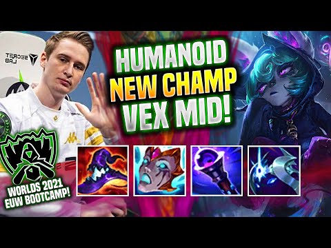 HUMANOID FIRST TIME NEW CHAMPION VEX! 🔥WORLDS BOOTCAMP EUW🔥 - MAD Humanoid Plays Vex Mid vs Yone!