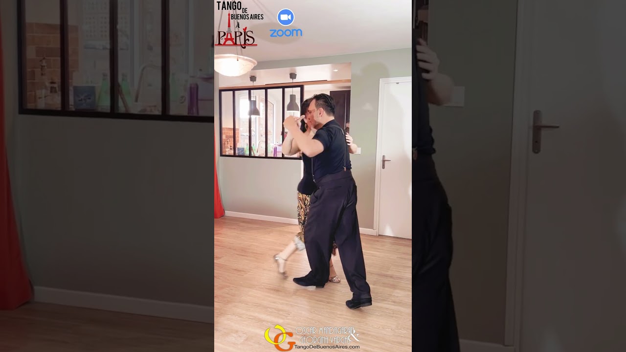 #milonga #milonguero #tangomilonga Georgina Vargas Oscar Mandagaran Online lesson 31/7/2023