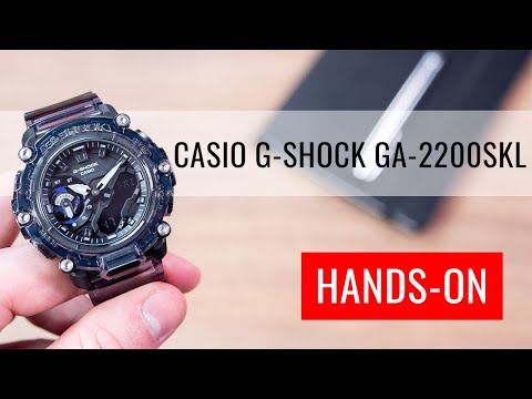 HANDS-ON: Casio G-Shock Original GA-2200SKL-8AER Carbon Core Guard Skeleton Sound Wave Series