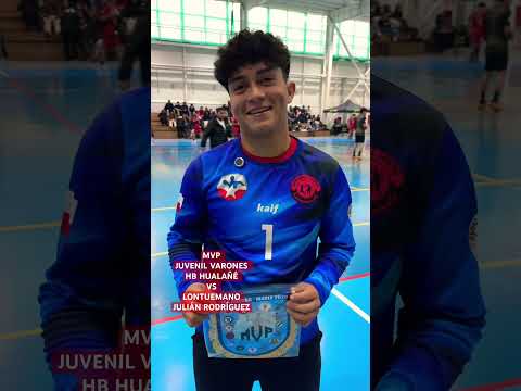 FECHA 8 - MVP JUVENIL VARONES / HB HUALAÑÉ VS LONTUEMANO / JULIÁN RODRÍGUEZ #balonmano