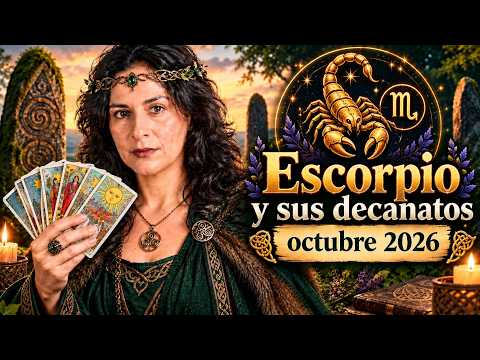Escorpio y sus decanatos: Lectura de Octubre 2026