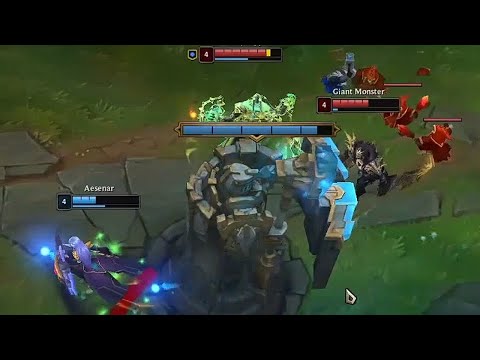 This is what happens when you try to dive a Leona