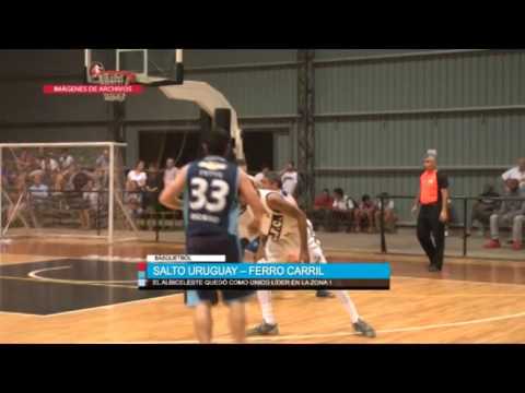 Salto Uruguay 106 – 92 Ferro Carril,   El albiceleste quedó como único líder en la zona 1