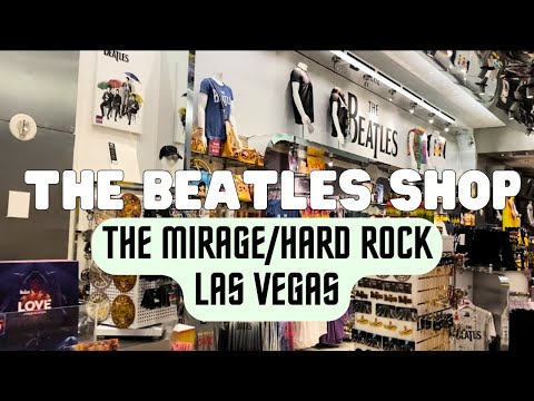 The Beatles Shop Tour @ The Mirage (Hard Rock) Las Vegas #beatles #mirage #cirquedusoleil