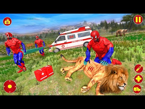 Animal Rescue Inc Lion Rescue Team Police Robot Speed Hero Rescue Mission Gameplay Android/iOS #1