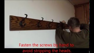 DIY Homemade Coat Rack