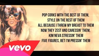 Lil&#39; Kim - Give It Up (Lyrics Video) Verse HD