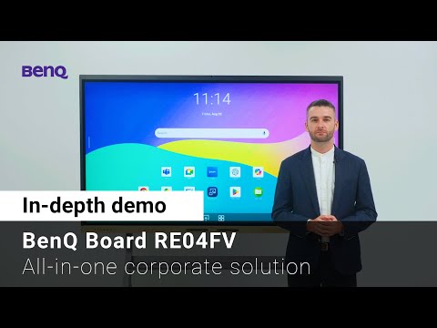 [Demo] BenQ Board RE04FV | All-in-one corporate solution | BenQ Education