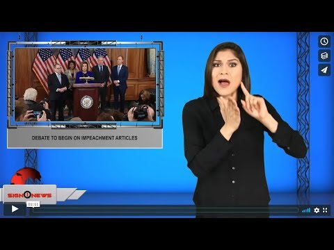 Debate to begin on impeachment articles (ASL - 12.11.19)