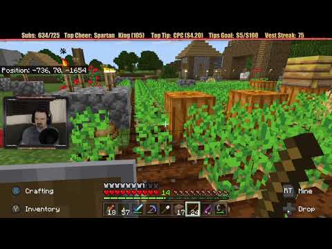 Minecraft "Chill Stream" May 11, 2020 pt1 - It's Time To Improve the Farm