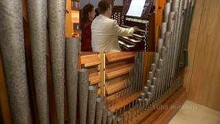 Orgel Duo Iris und Carsten Lenz   Peter Zirkus Renz Skinner-Orgel Saalkirche Ingelheim