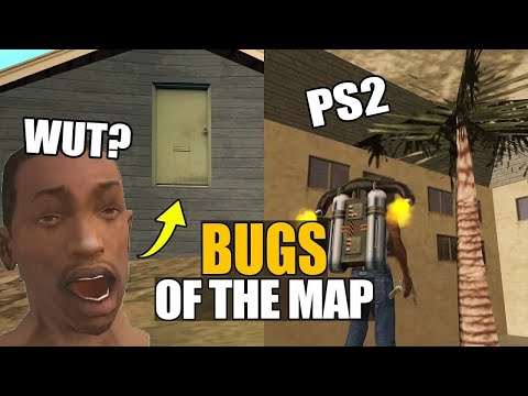 GTA San Andreas Bugs and Curiosities of the Map - BETA Leftovers and Glitches